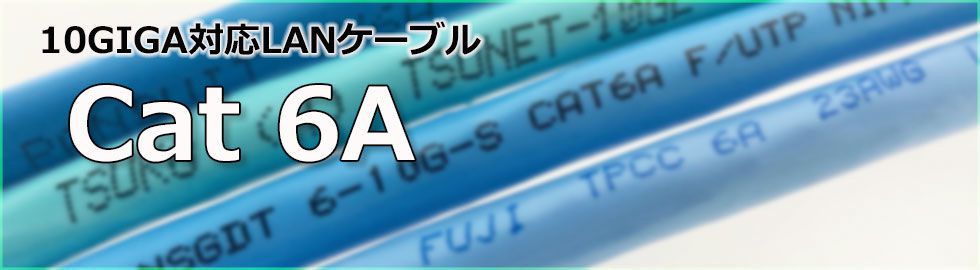 10GIGA対応LANケーブル　Cat 6A